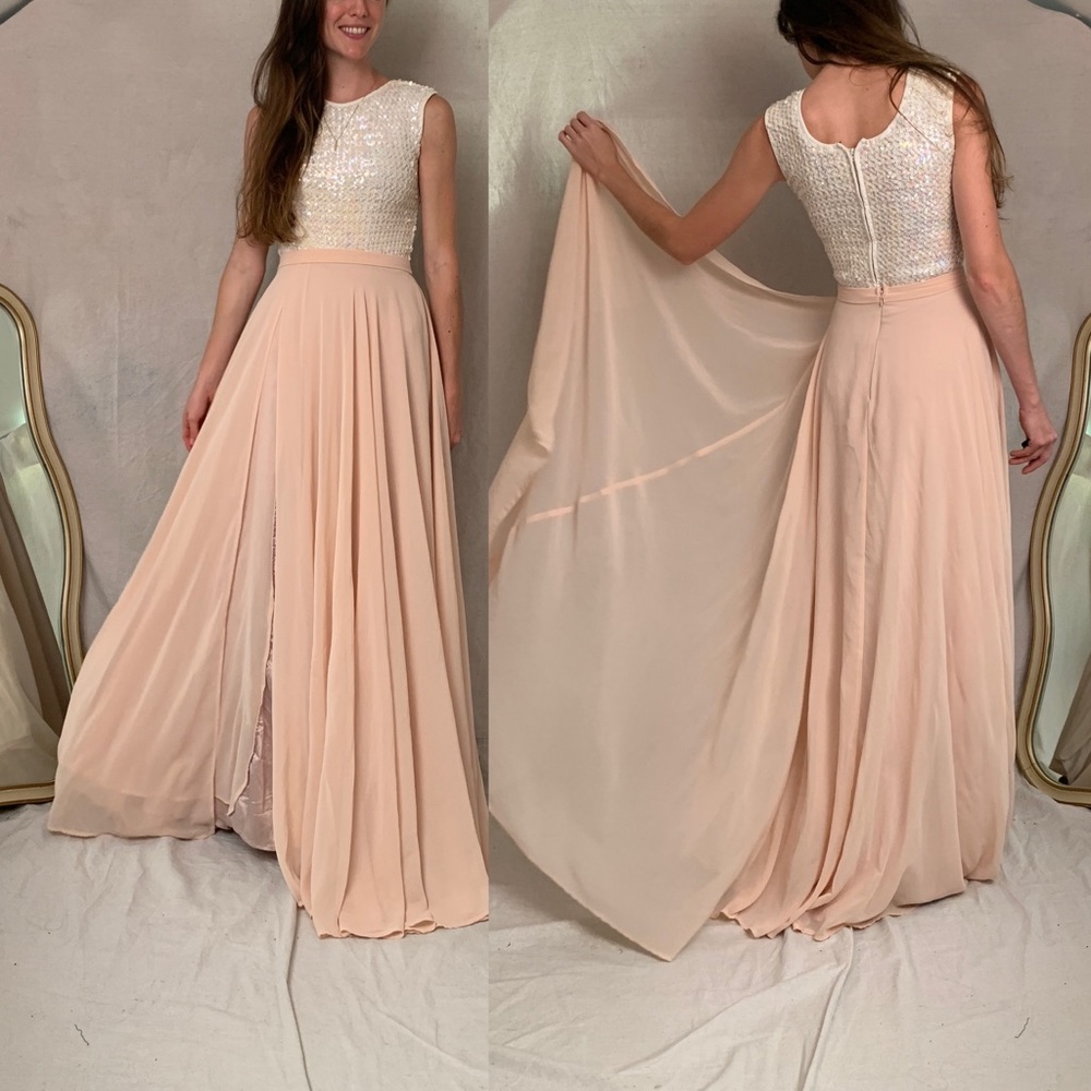BHLDN Chateau Chiffon Maxi Skirt - Picture 2 of 11